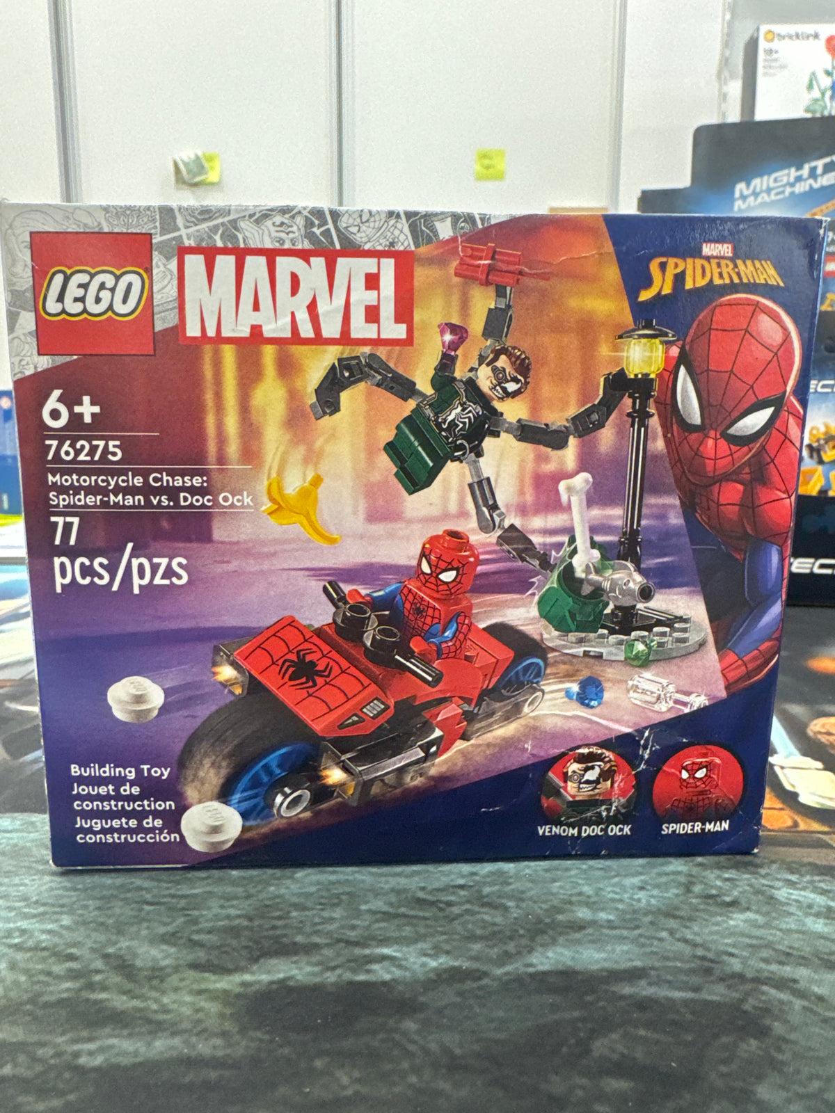 Motorcycle Chase: Spider-Man vs. Doc Ock