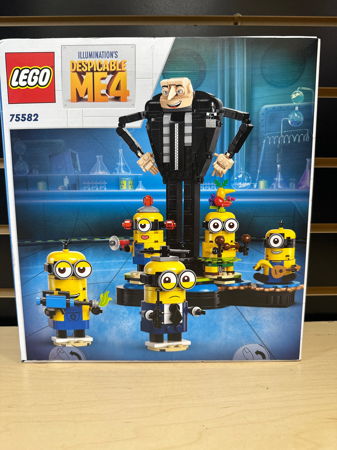 Brick-Built Gru and Minions