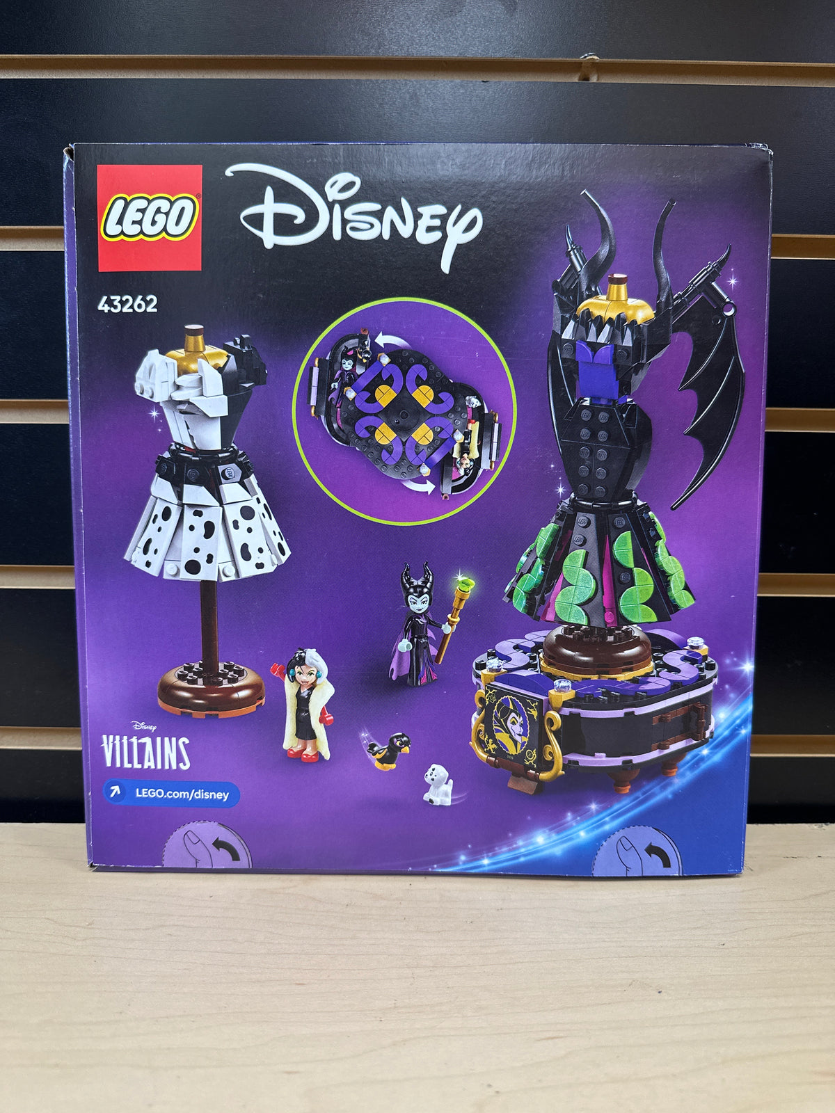 Maleficent's and Cruella De Vil's Dresses