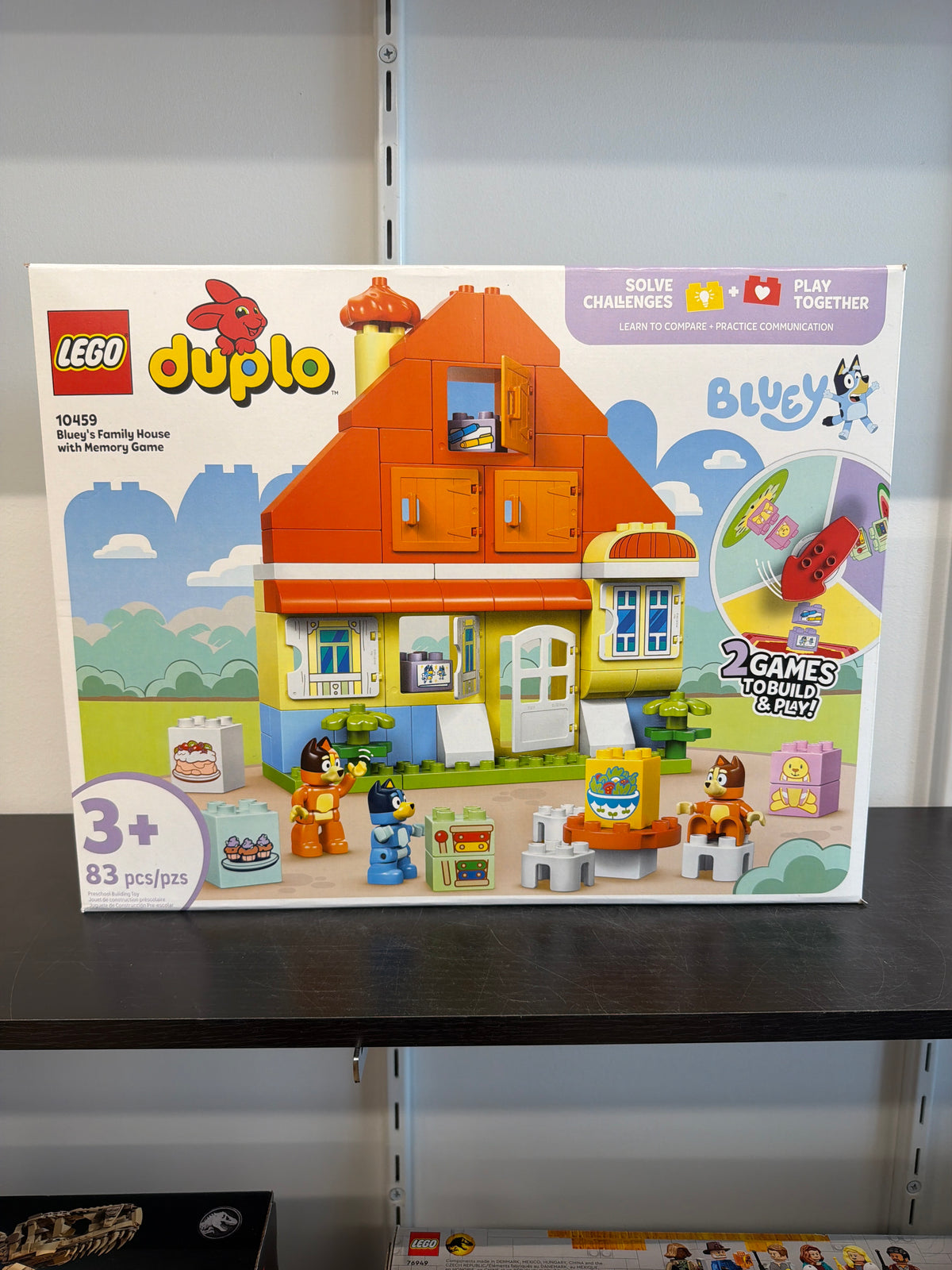 Bluey's Family House with Memory Game