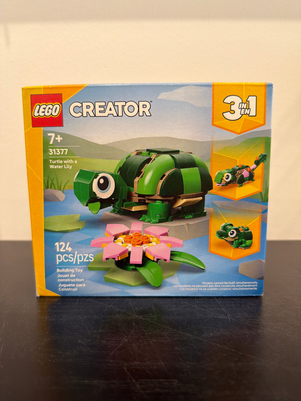 Turtle with a Water Lily