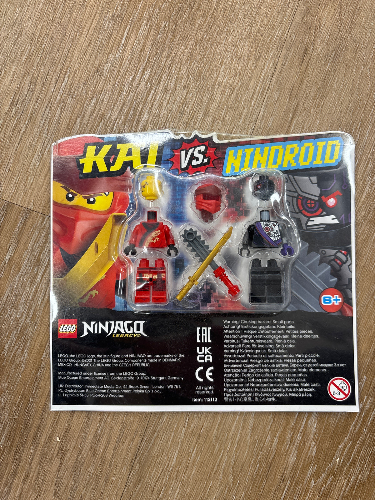 Kai vs. Nindroid blister pack