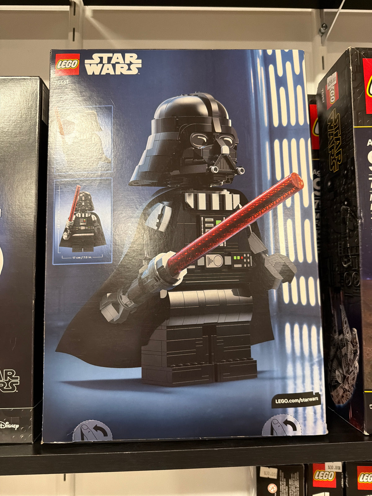 Up-Scaled Darth Vader Minifigure