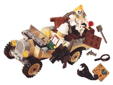 Adventurers Car & Skeleton