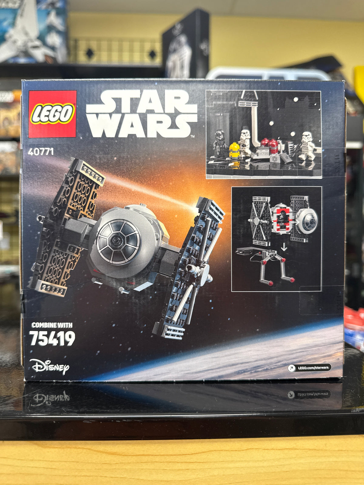 TIE Fighter with Imperial Hangar Rack