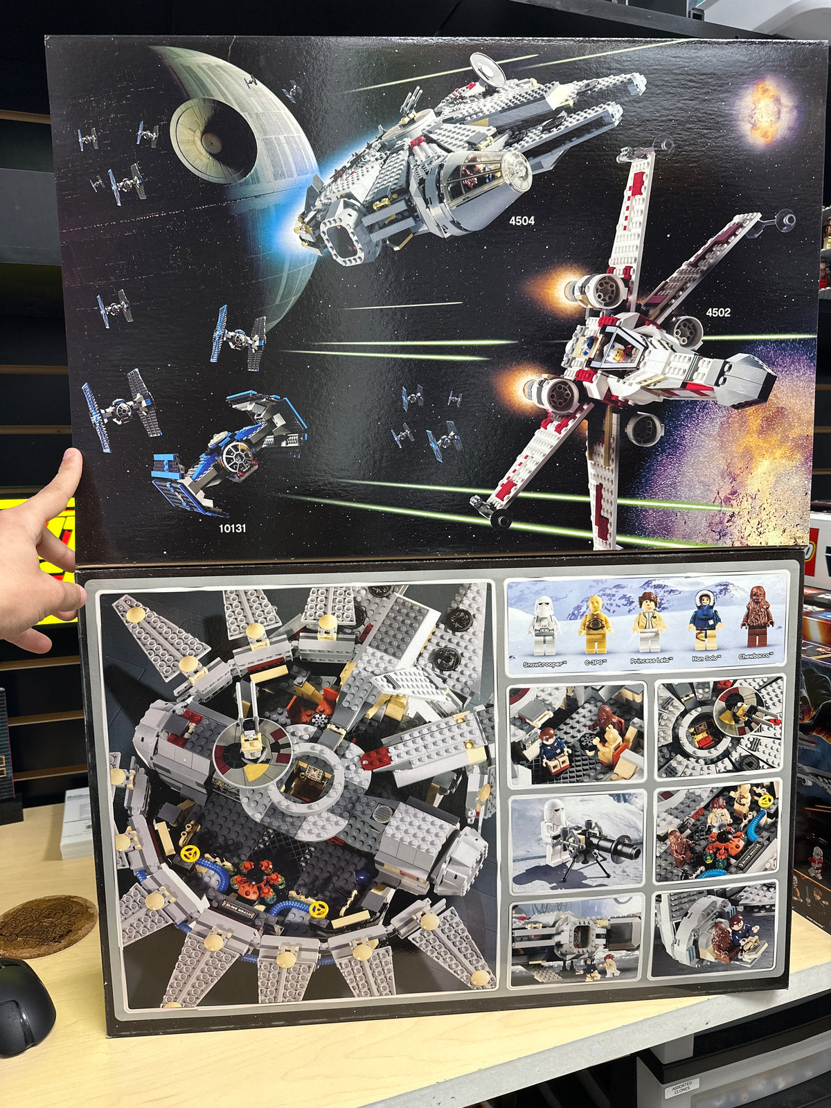 Millennium Falcon (Redesign), Blue box (CERTIFIED SET)
