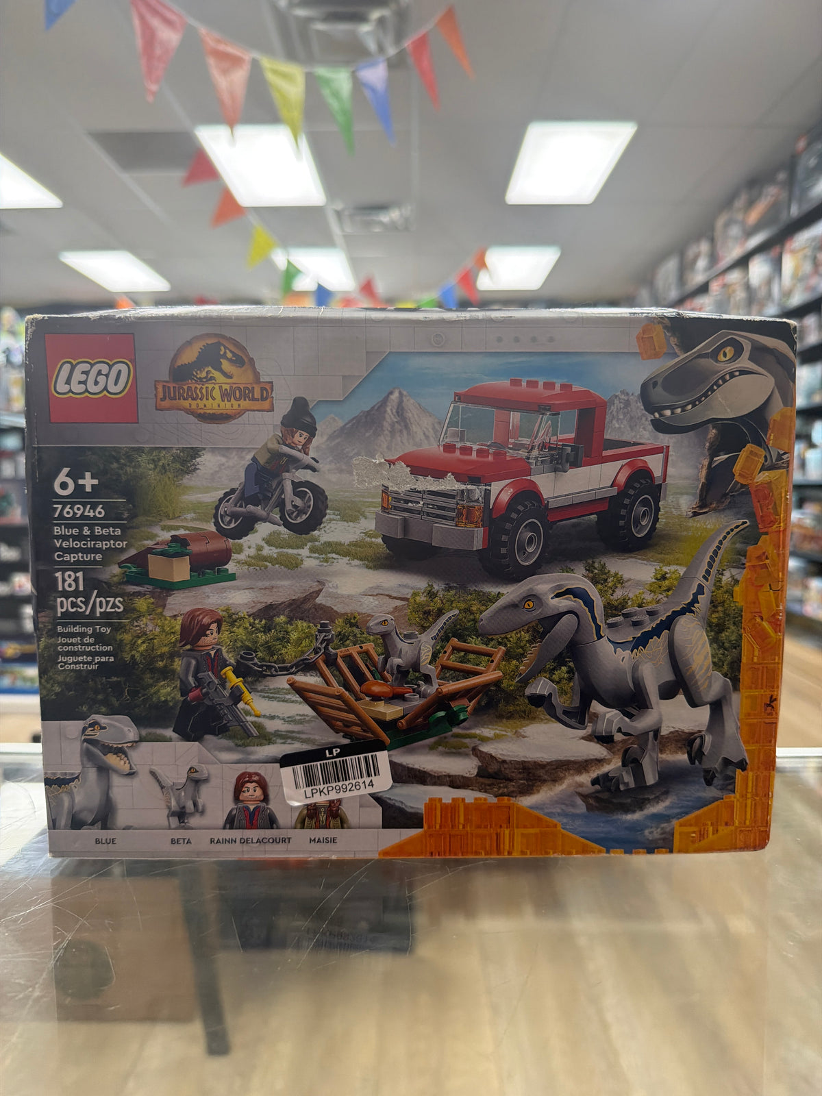Blue & Beta Velociraptor Capture