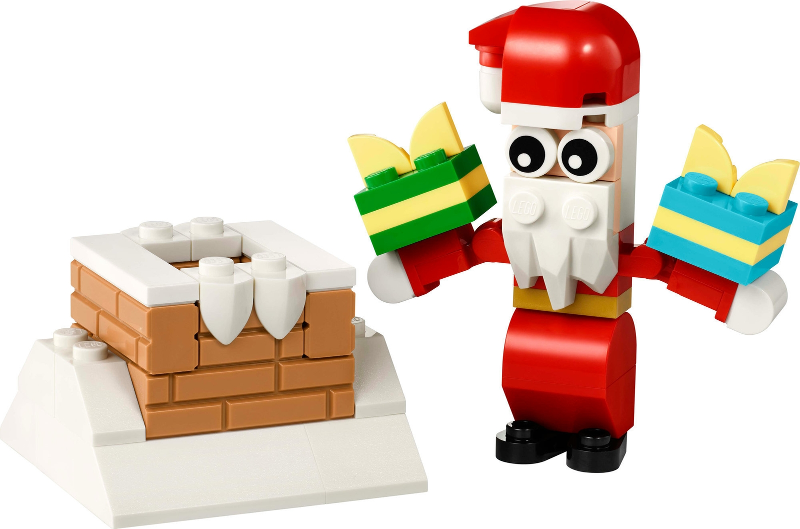 Christmas Chimney Fun with Santa paper bag / polybag