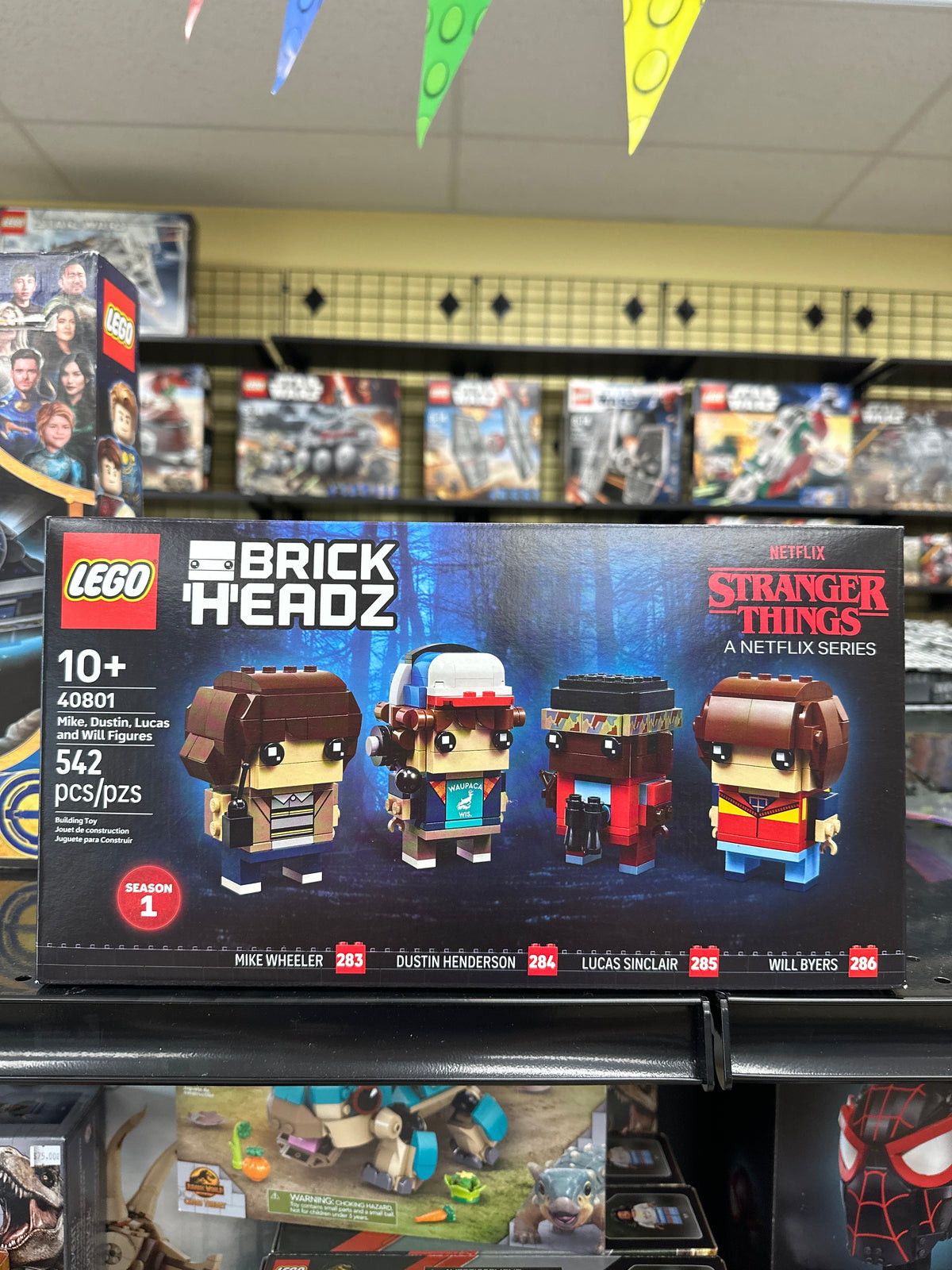 Mike, Dustin, Lucas and Will Figures