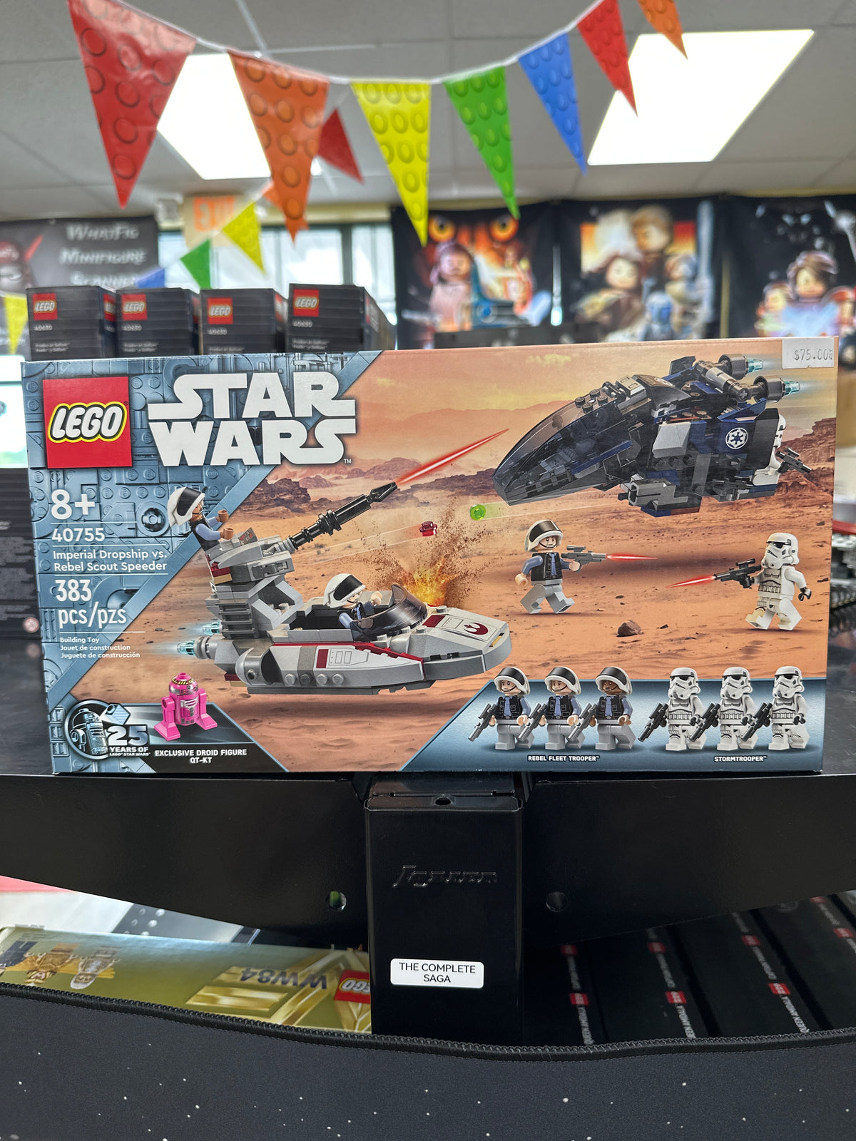 Imperial Dropship vs. Rebel Scout Speeder
