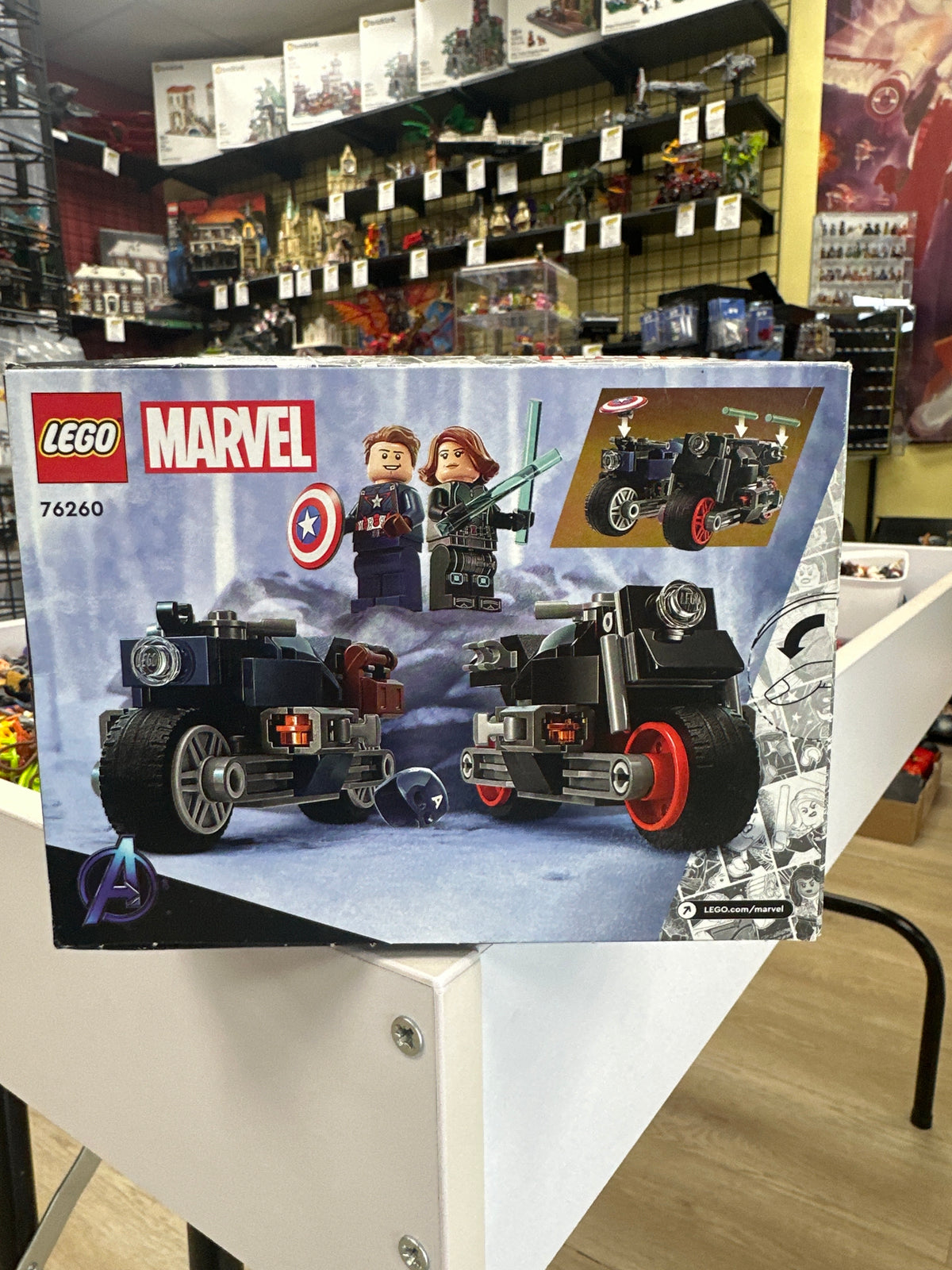 Black Widow & Captain America Motorcycles