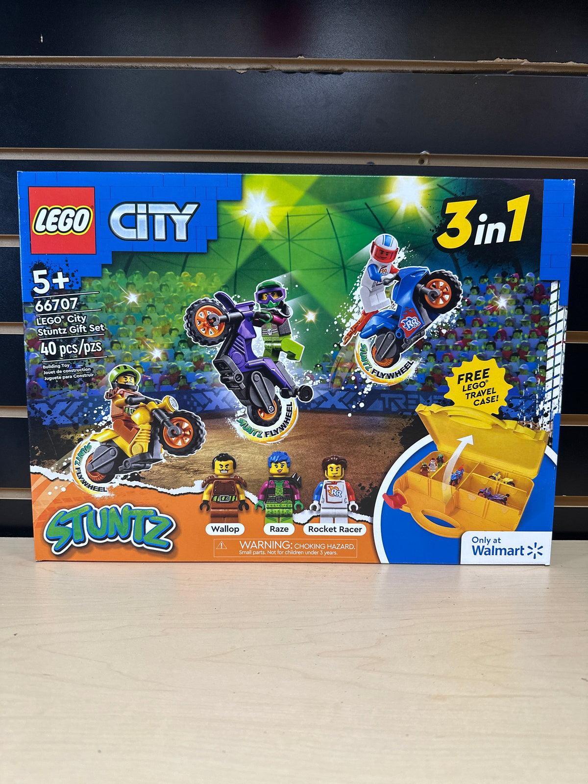 City Bundle Pack, 3 in 1 (Sets 60296, 60297, and 60298 with Storage Case) - LEGO City Stuntz Gift Set