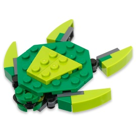 Monthly Mini Model Build Set - 2013 03 March, Turtle polybag