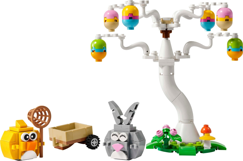 Easter Bunny and Chick Egg Hunt