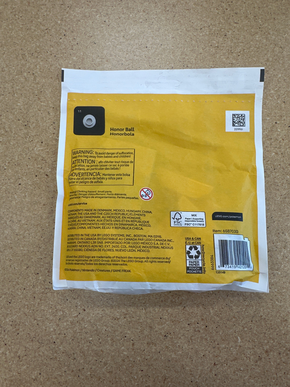 Premier Ball paper bag