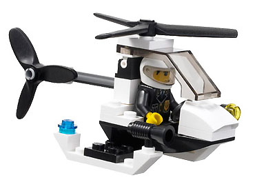 Police Helicopter polybag