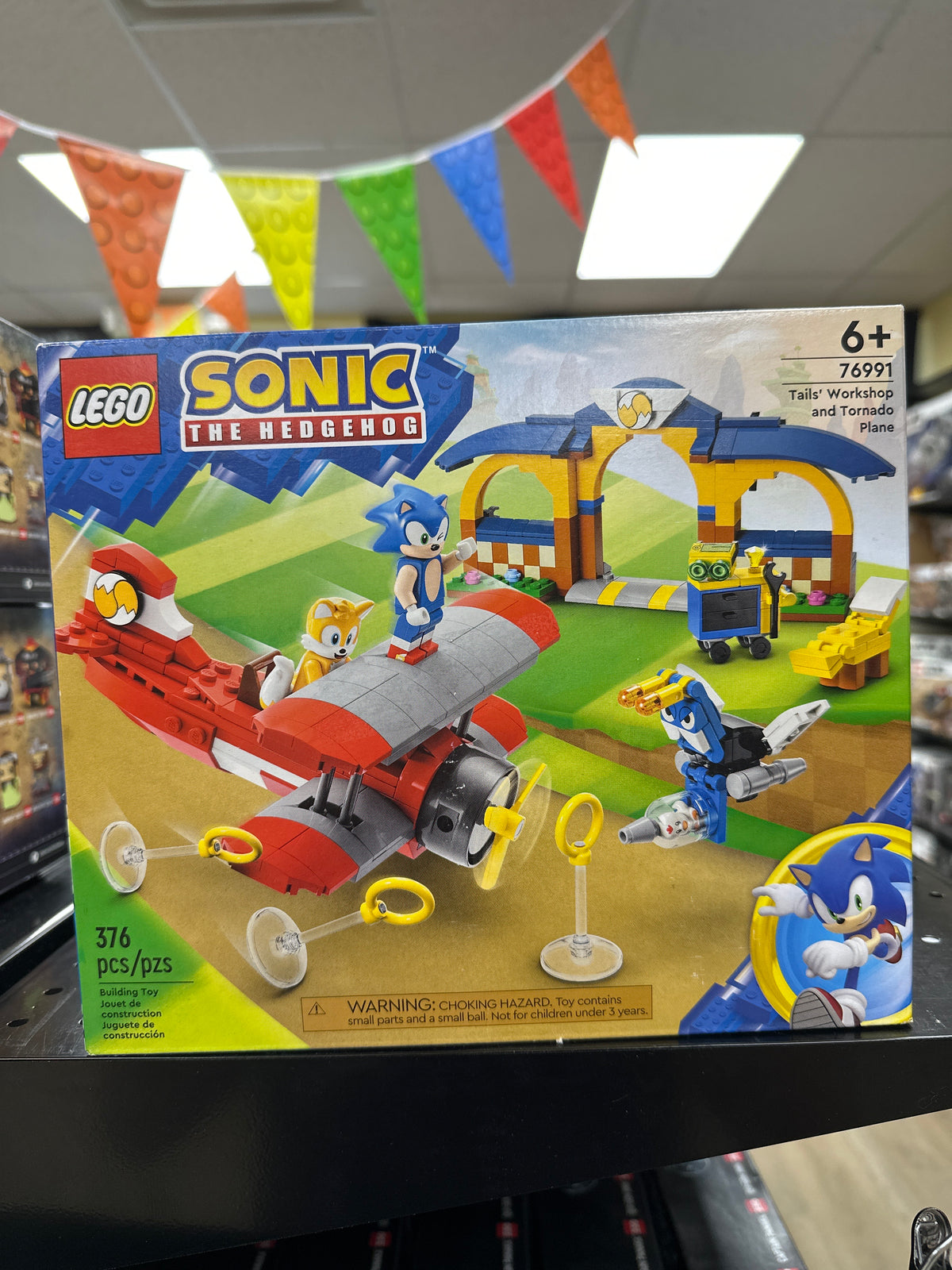 Tails' Workshop and Tornado Plane