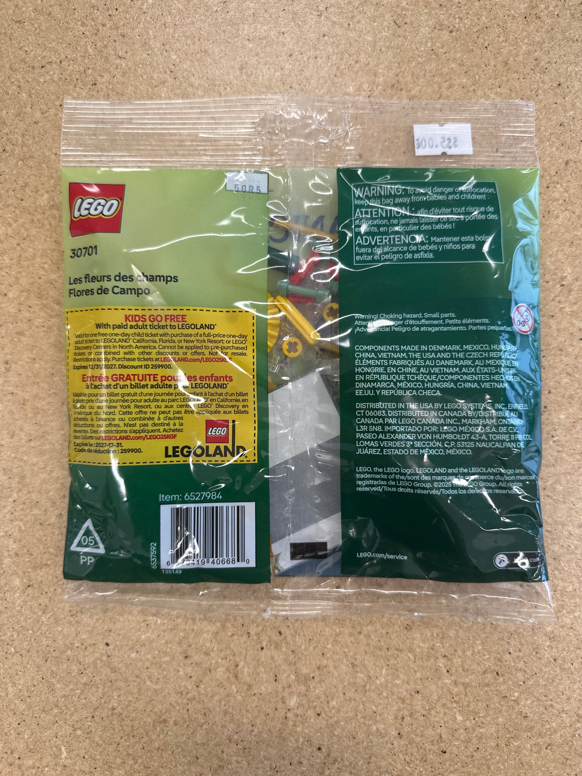 Field Flowers paper bag / polybag