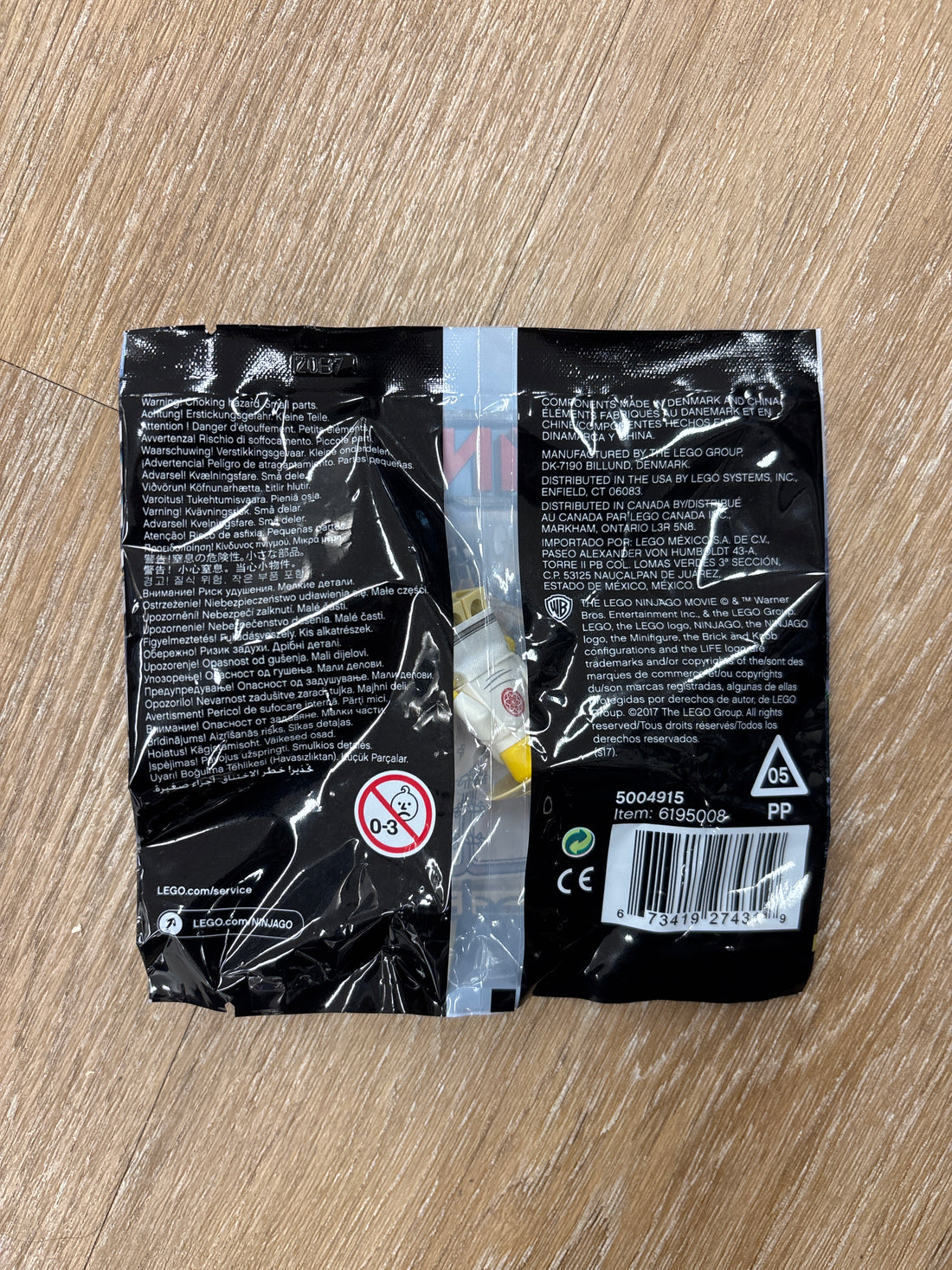 Ninjago Master Wu Key Chain polybag