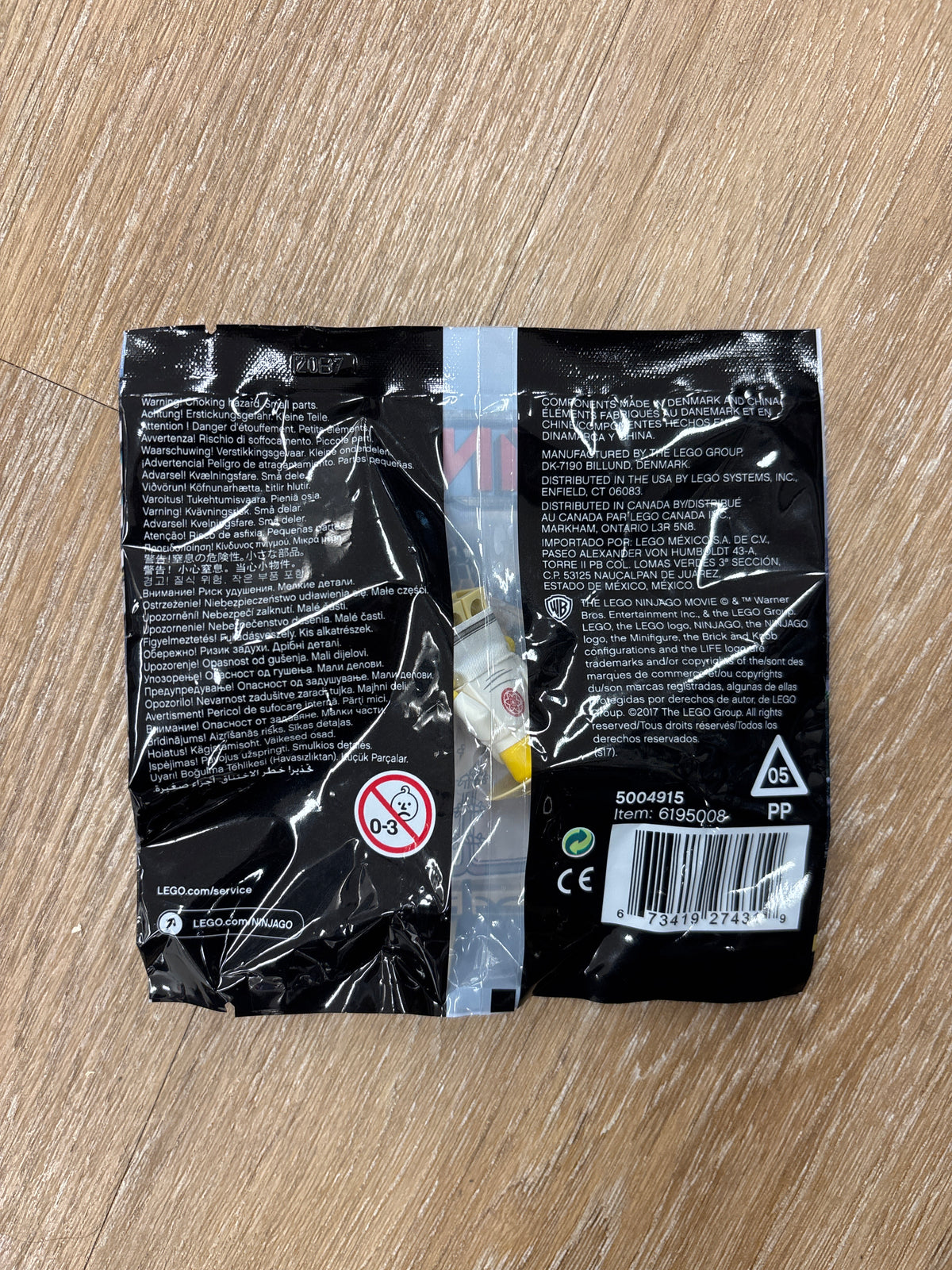 Ninjago Master Wu Key Chain polybag