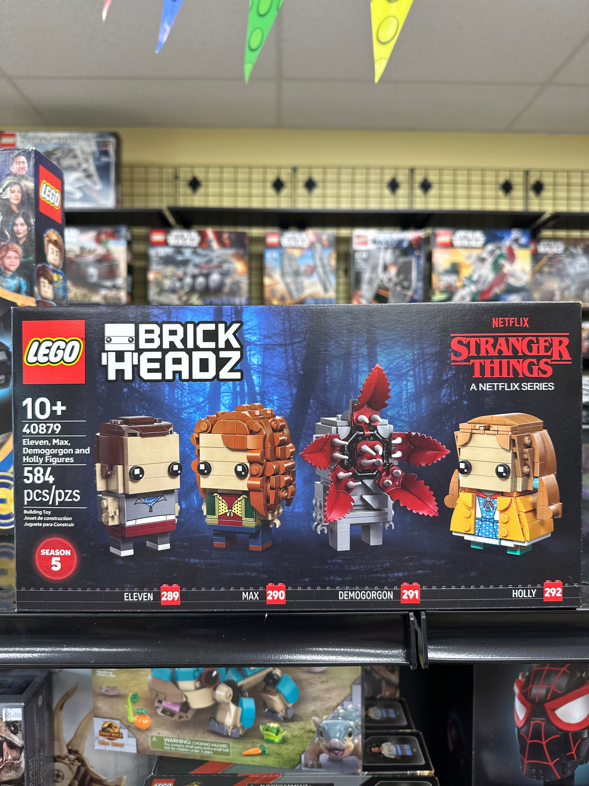 Eleven, Max, Demogorgon and Holly Figures