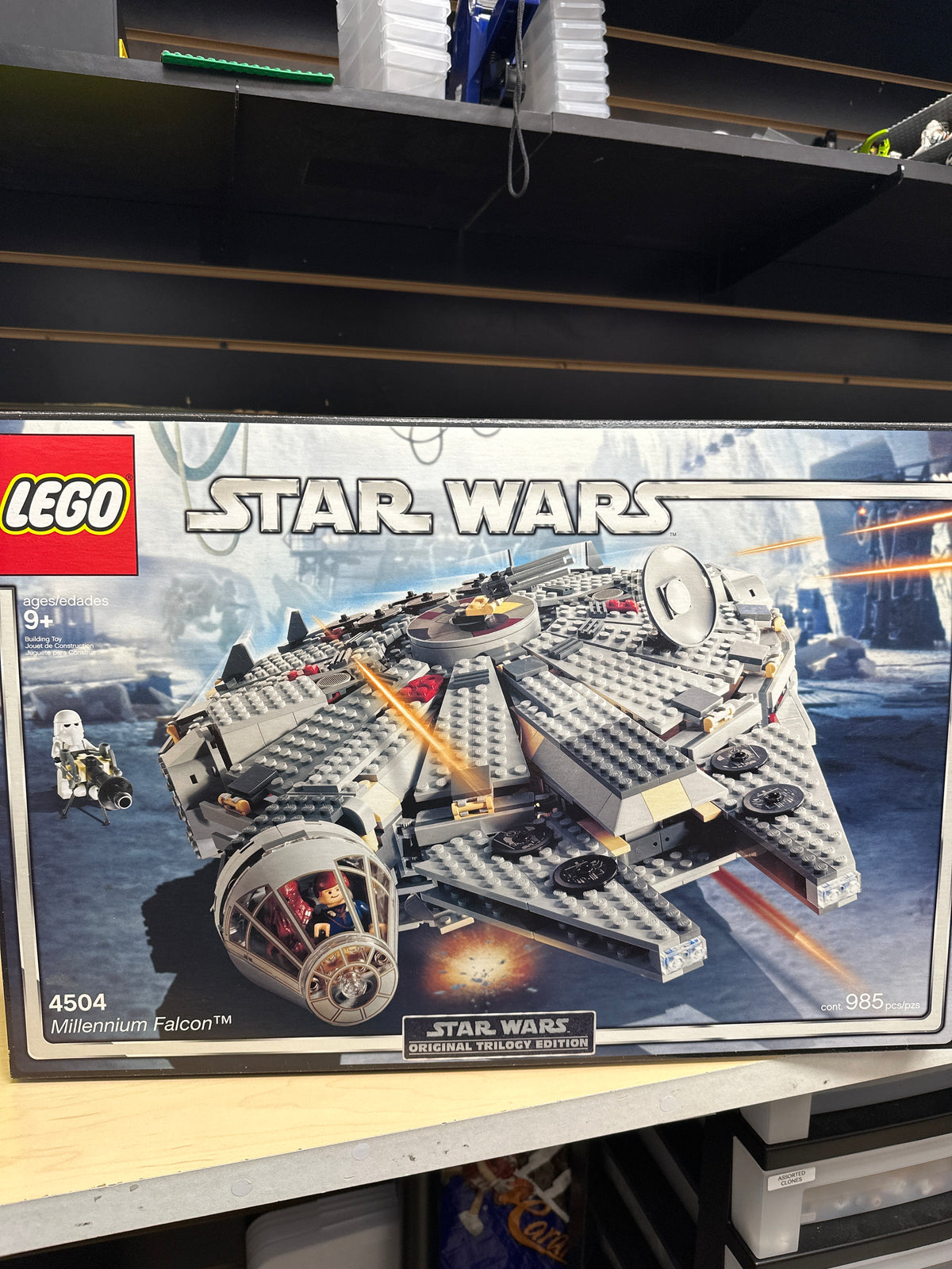 Millennium Falcon (Redesign), Blue box (CERTIFIED SET)