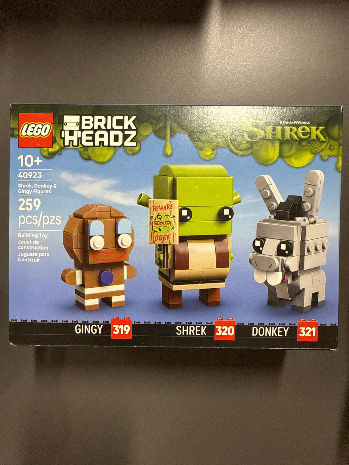 Shrek, Donkey & Gingy Figures