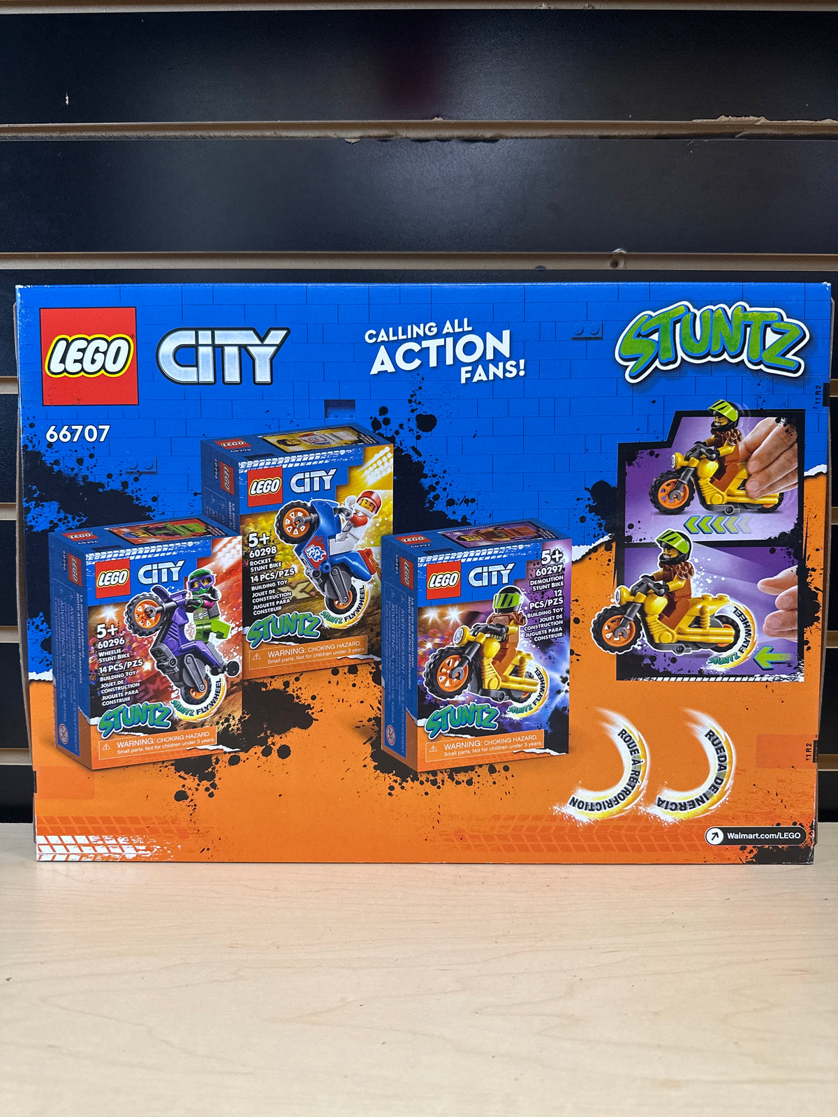 City Bundle Pack, 3 in 1 (Sets 60296, 60297, and 60298 with Storage Case) - LEGO City Stuntz Gift Set