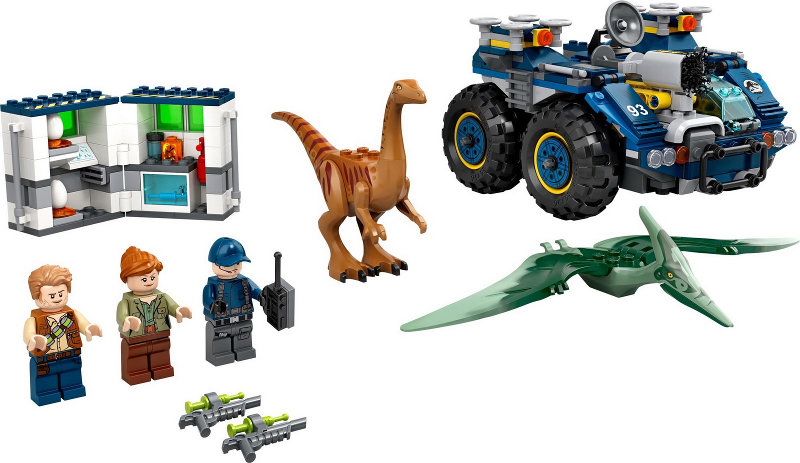 Gallimimus and Pteranodon Breakout