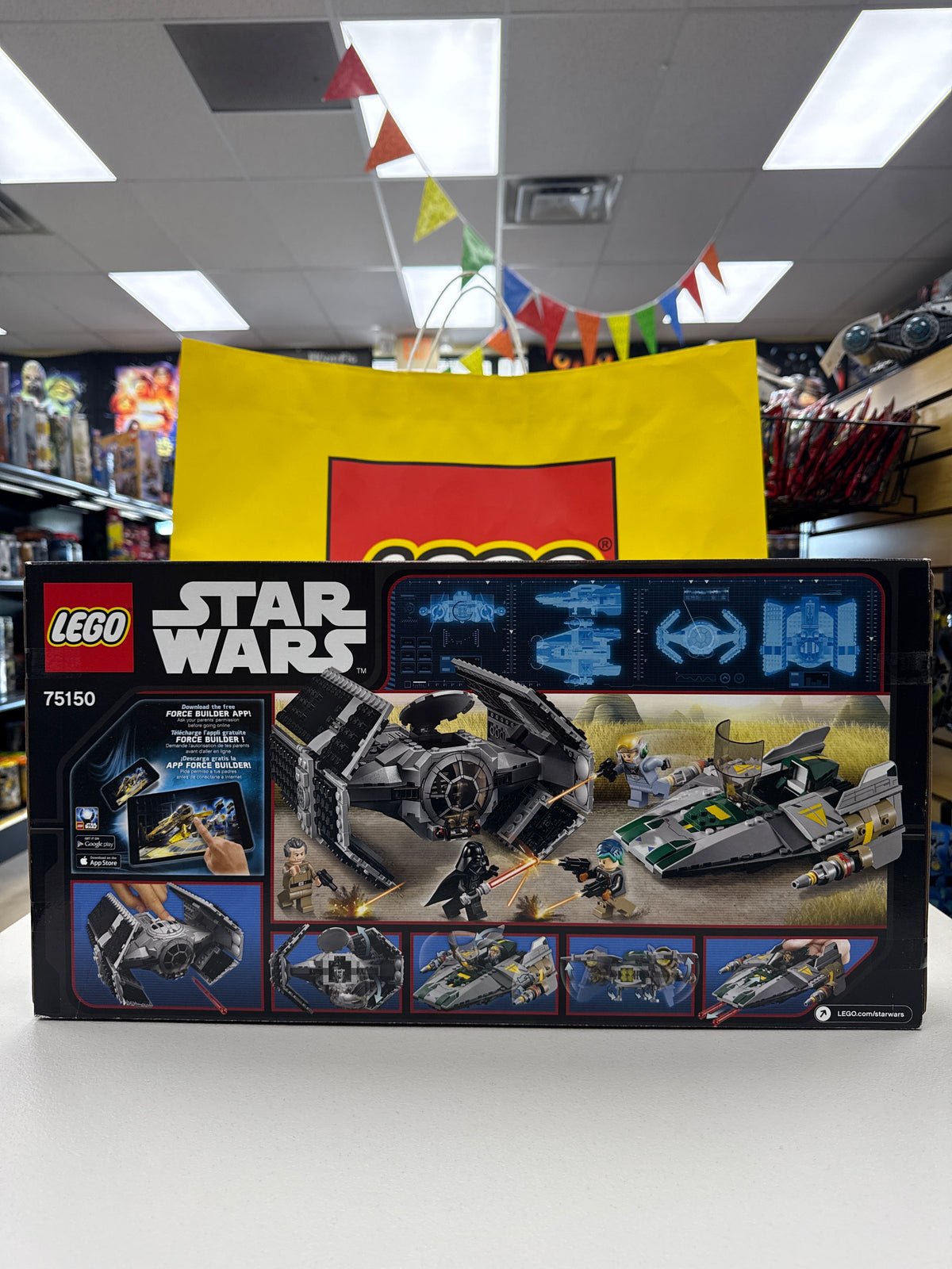 Vader's TIE Advanced vs. A-Wing Starfighter