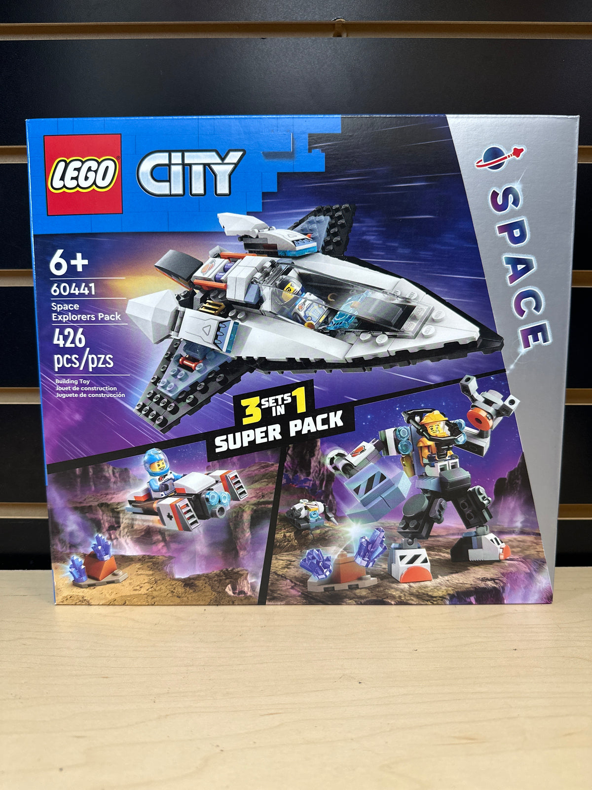 City Bundle Pack, 3 Sets in 1 Super Pack (Sets 30663, 60428, and 60430) - Space Explorers Pack