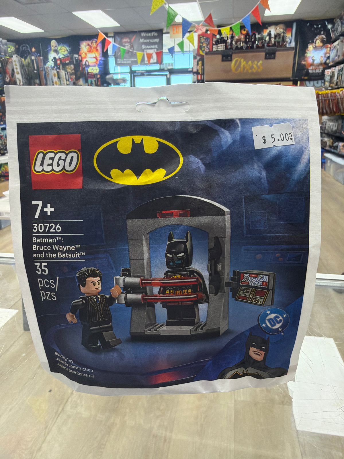 Batman: Bruce Wayne and the Batsuit paper bag