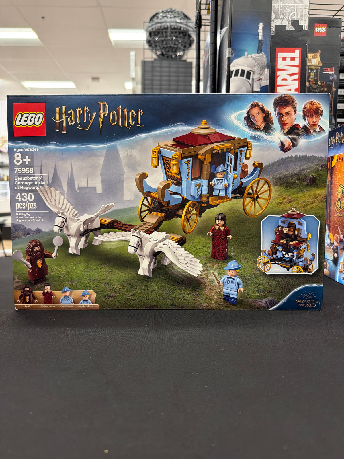 Beauxbatons' Carriage: Arrival at Hogwarts