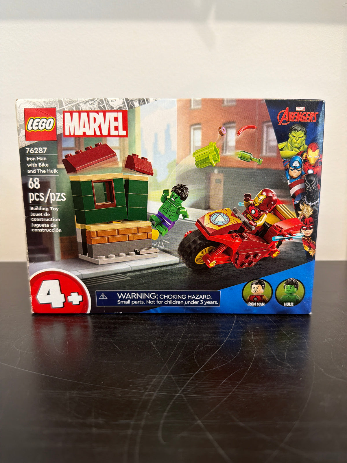 Iron Man with Bike and The Hulk
