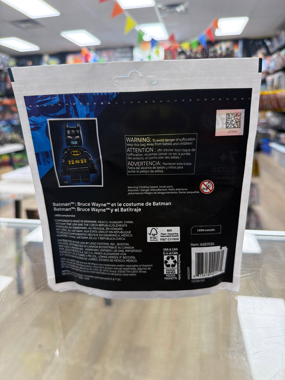 Batman: Bruce Wayne and the Batsuit paper bag