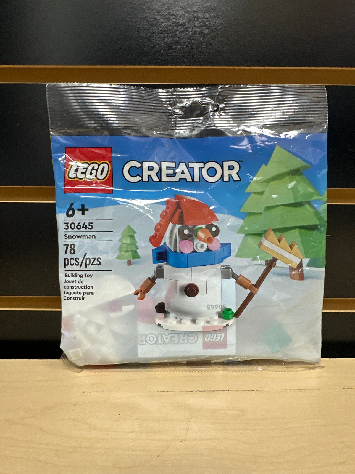 Snowman polybag