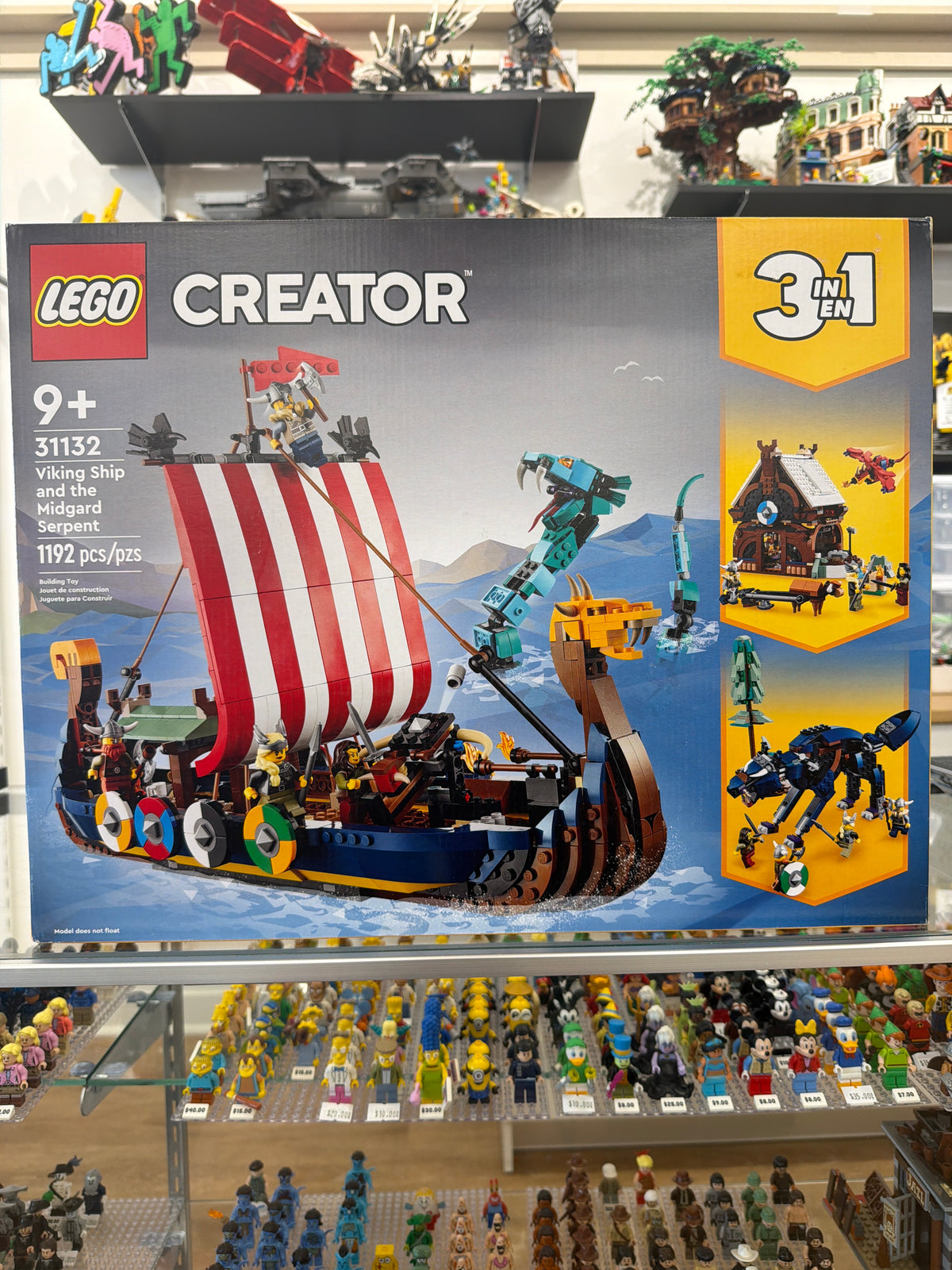 Viking Ship and the Midgard Serpent
