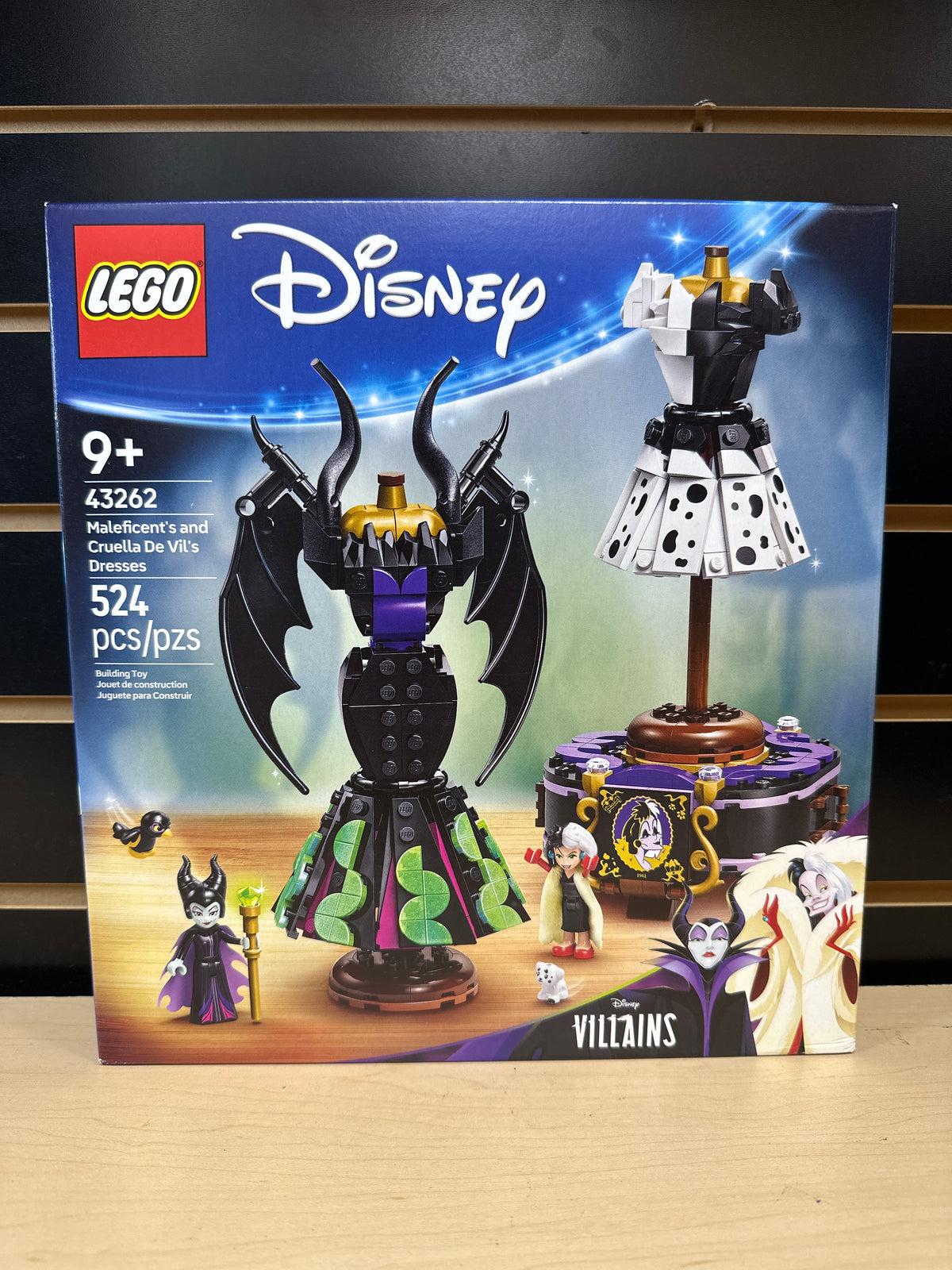 Maleficent's and Cruella De Vil's Dresses