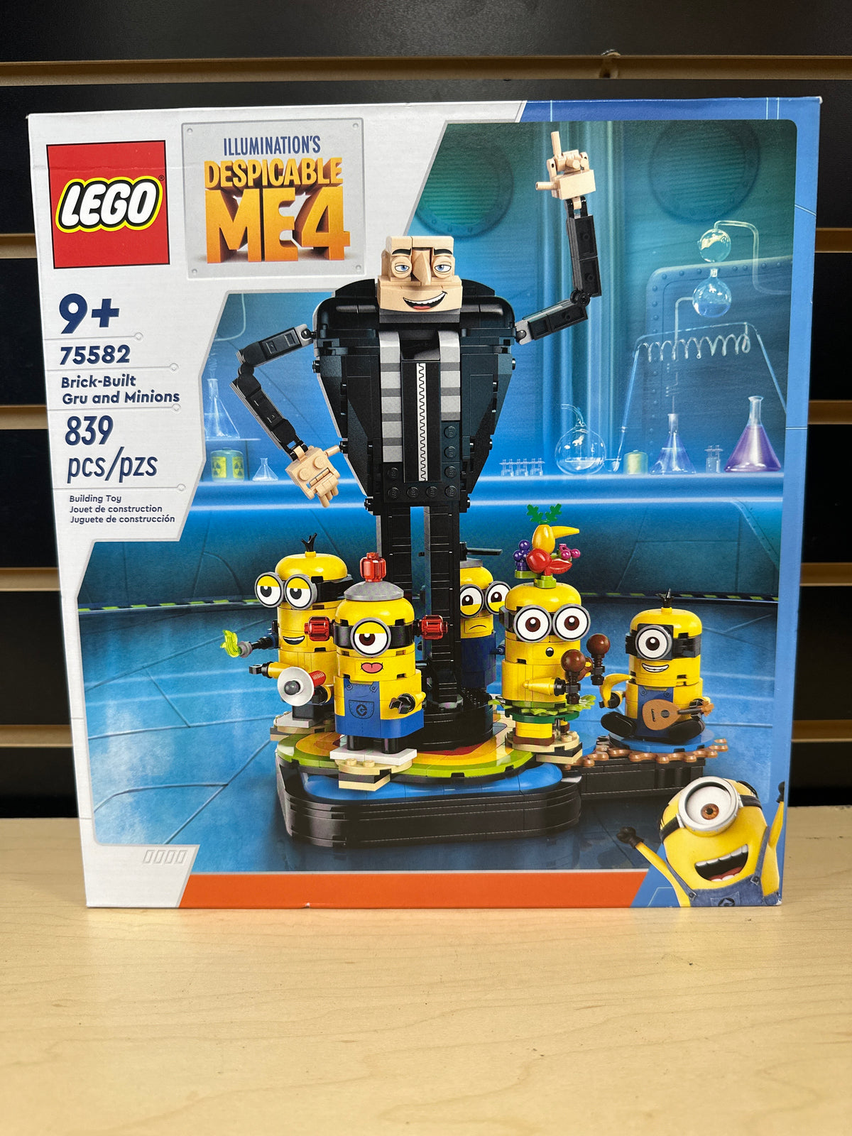 Brick-Built Gru and Minions