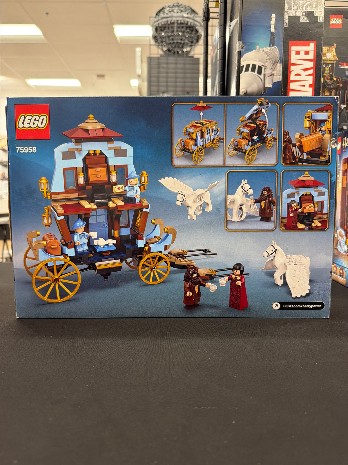 Beauxbatons' Carriage: Arrival at Hogwarts