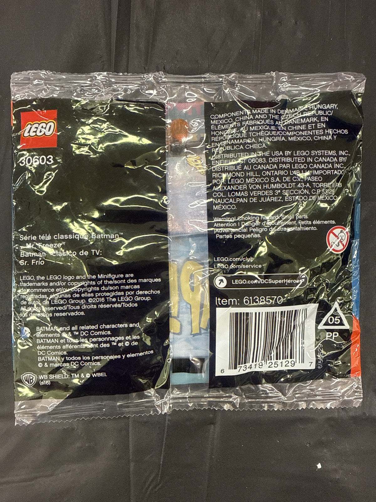 Batman Classic TV Series - Mr. Freeze polybag