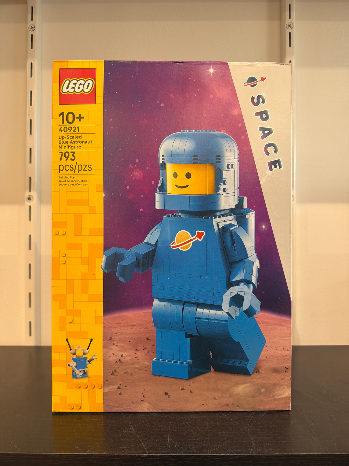 Up-Scaled Blue Astronaut Minifigure