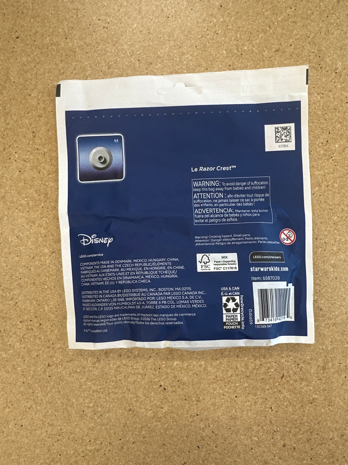 The Razor Crest - Mini paper bag