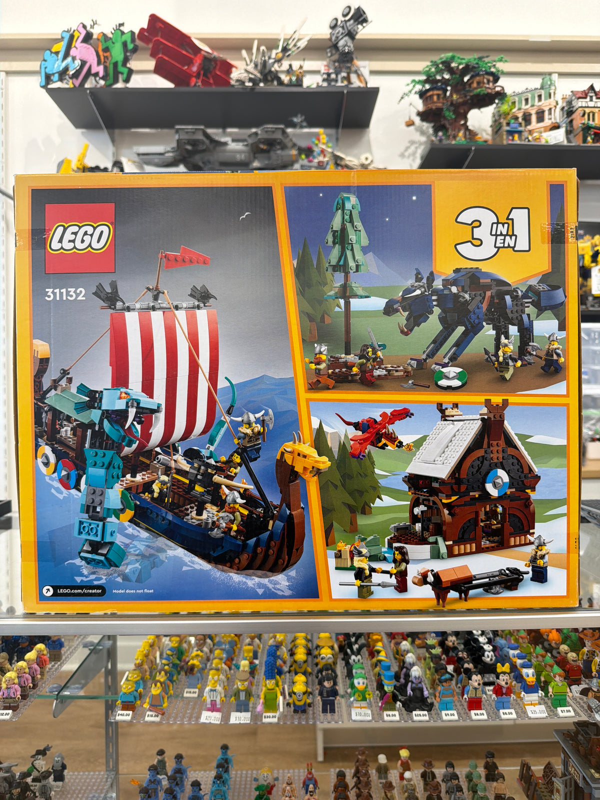 Viking Ship and the Midgard Serpent