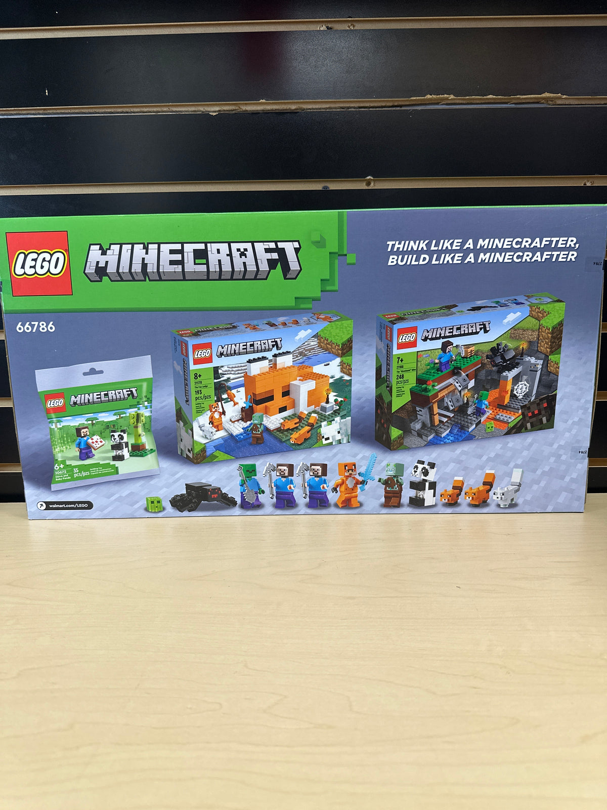 Minecraft Bundle Pack, 3 in 1 Adventure Gift Set (Sets 21166, 21178, and 30672) - Adventure Gamer Gift Set