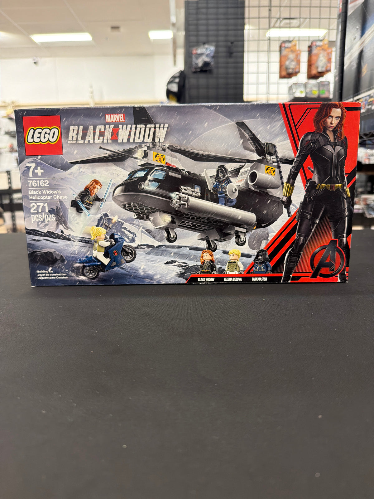 Black Widow's Helicopter Chase