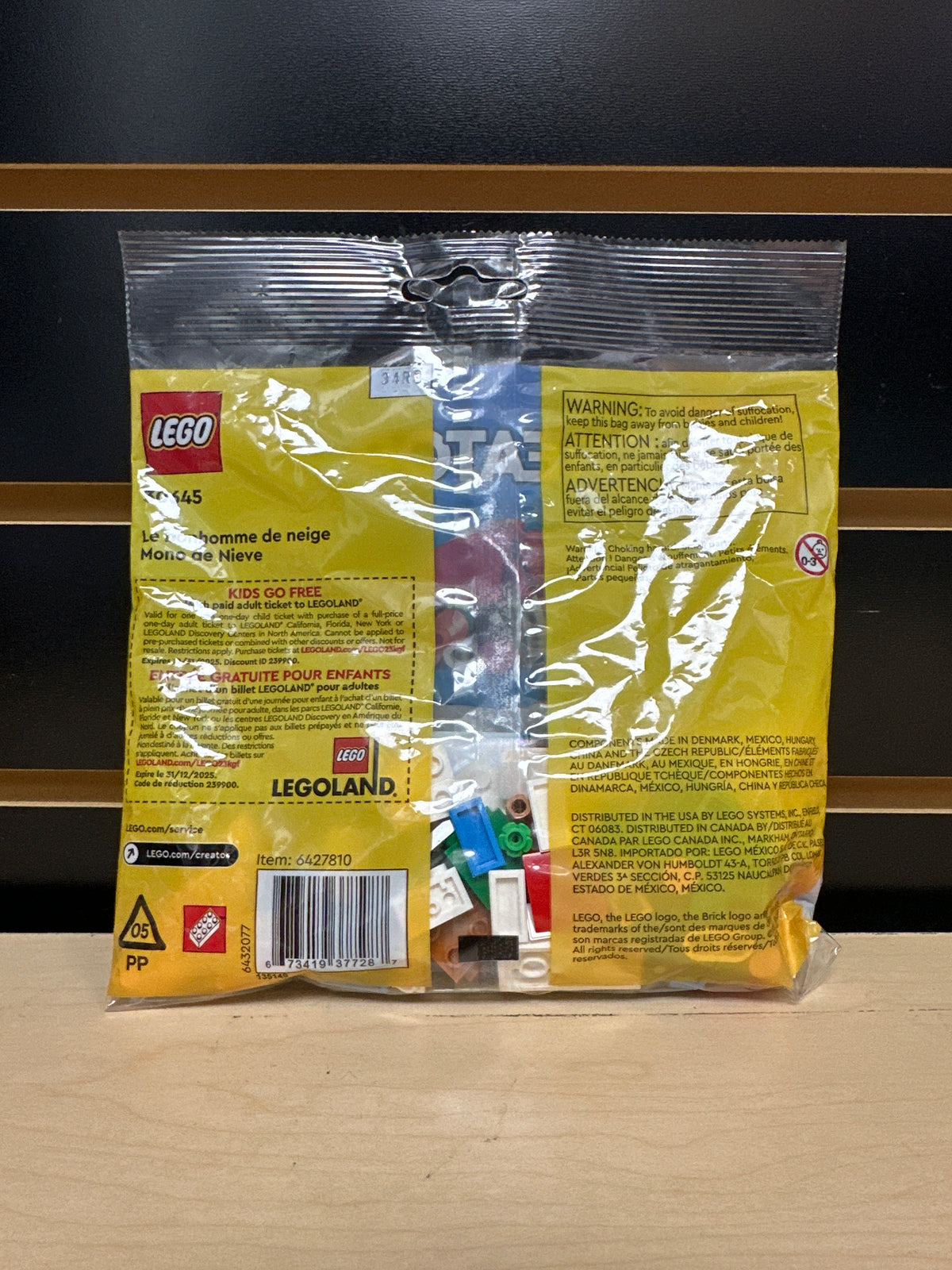 Snowman polybag