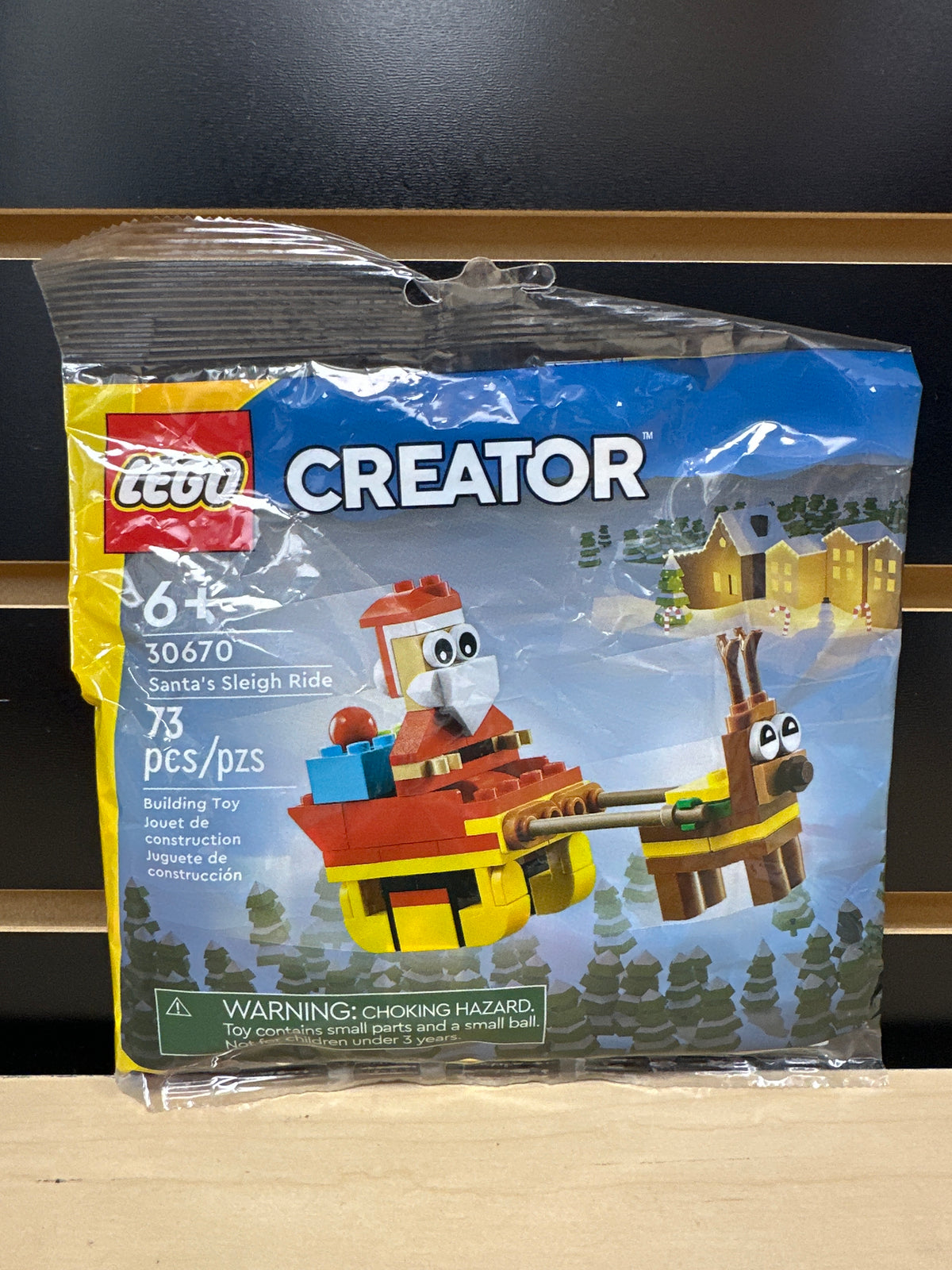 Santa's Sleigh Ride polybag