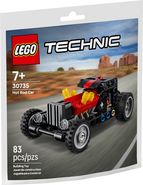 Hot Rod Car paper bag