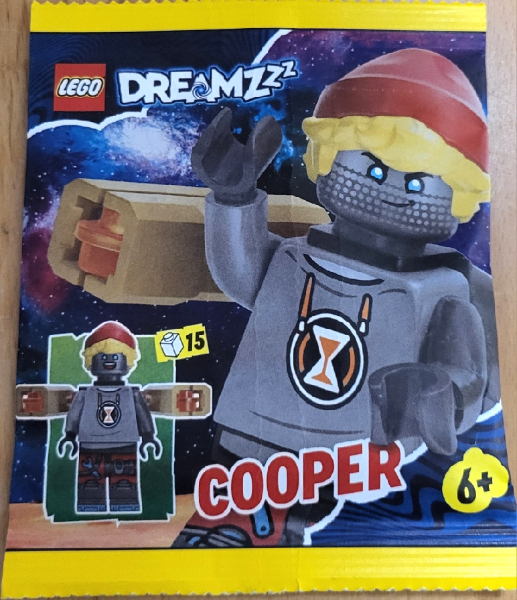 Cooper with Double Shooter paper bag